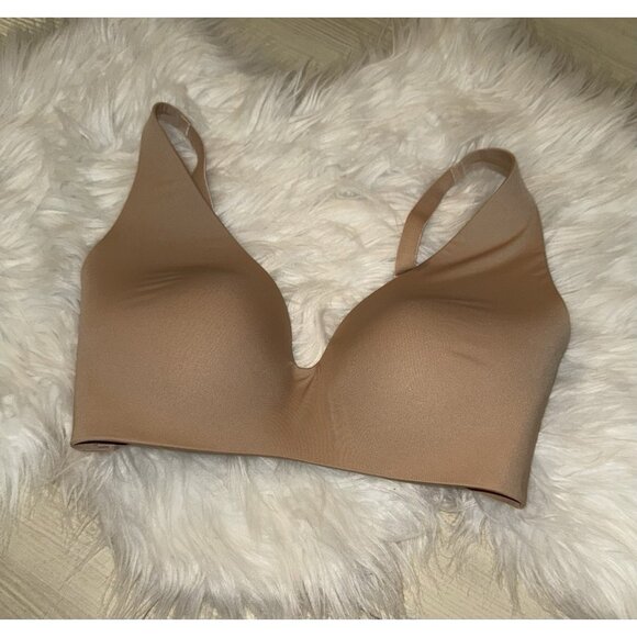 Gap Body Everyday Wire Free Bra Lightly Lined Womens 34D Beige New Nwt - Picture 1 of 6